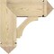 Ekena Millwork Imperial Arts and Crafts Rough Sawn Bracket w/ Offset Brace, Douglas Fir, 8"W x 20"D x 20"H BKT0806X20X20IMP03RDF - alternate 2